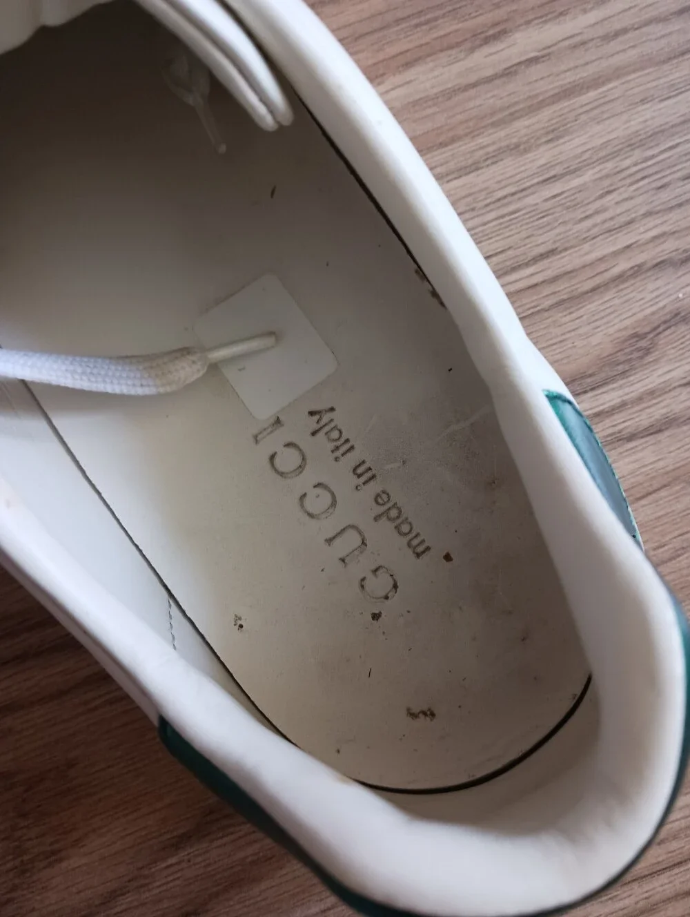 Gucci Ace Sneakers With Gucci Band Embroidery  Size 7